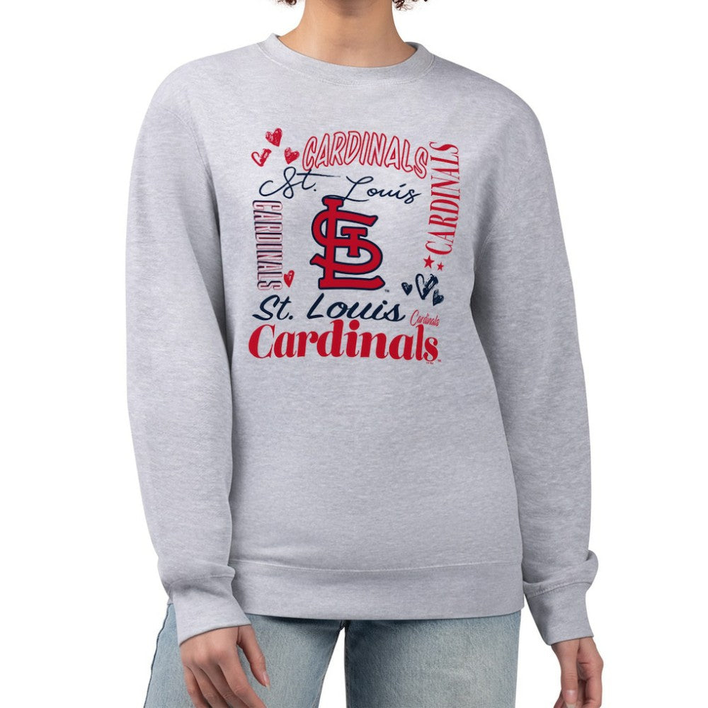 St. Louis Cardinals G-III 4Her by Carl Banks Women's Collage Team Graphic Fleece Pullover Hoodie | MLB On Sale