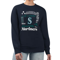 Seattle Mariners G-III 4Her by Carl Banks Women's Collage Team Graphic Fleece Pullover Hoodie | MLB US