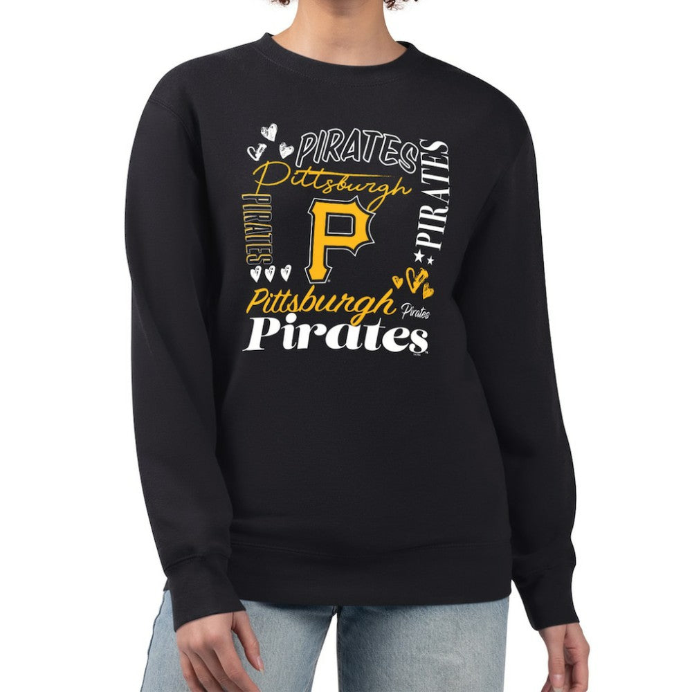 Pittsburgh Pirates G-III 4Her by Carl Banks Women's Collage Team Graphic Fleece Pullover Hoodie | MLB Sale