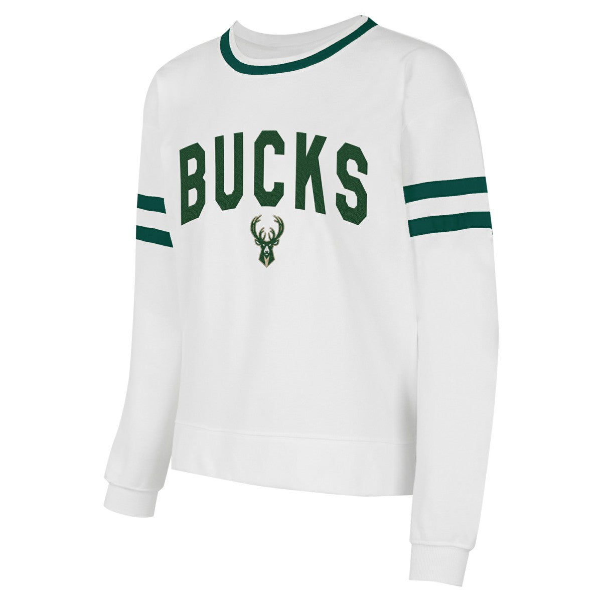 Milwaukee Bucks Concepts Sport Women's Borough Pullover Sweatshirt For Sale