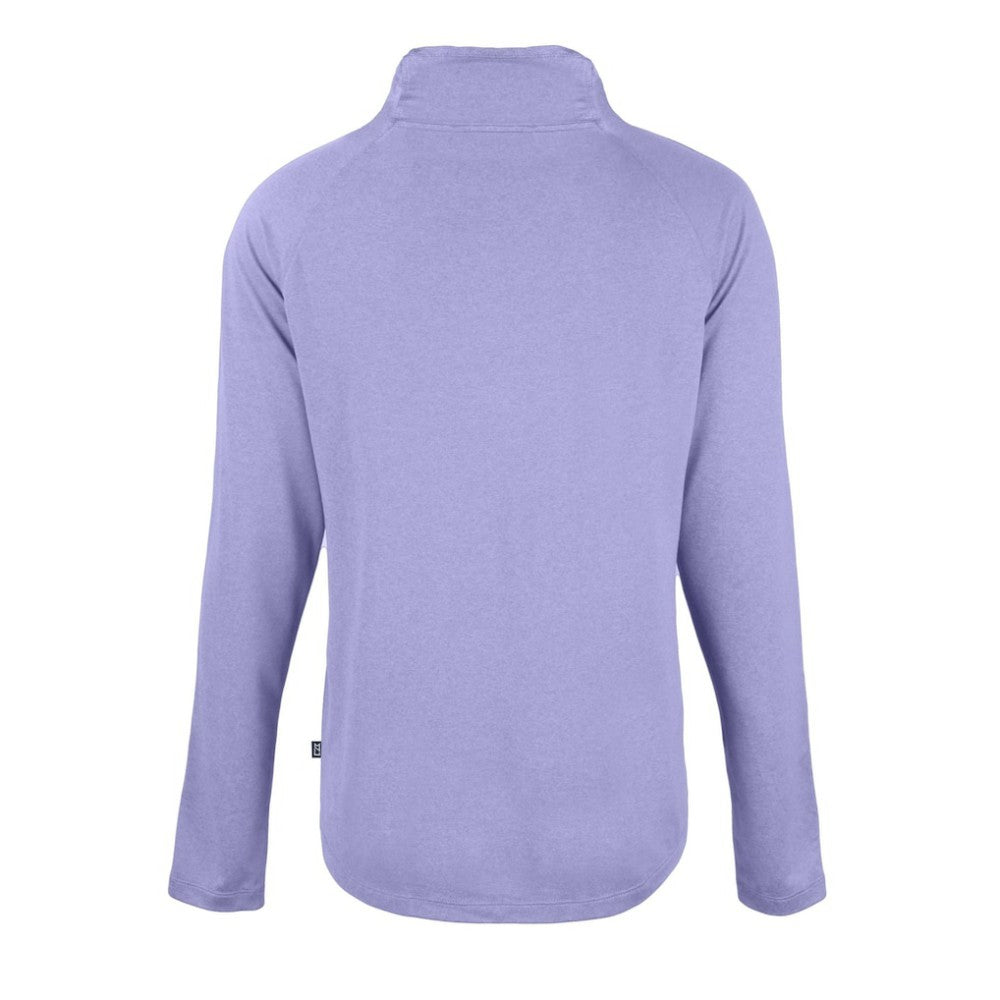 Colorado Rockies Cutter & Buck Women's  Coastline Epic Comfort Eco Recycled Funnel Neck Raglan Pullover Top | MLB US