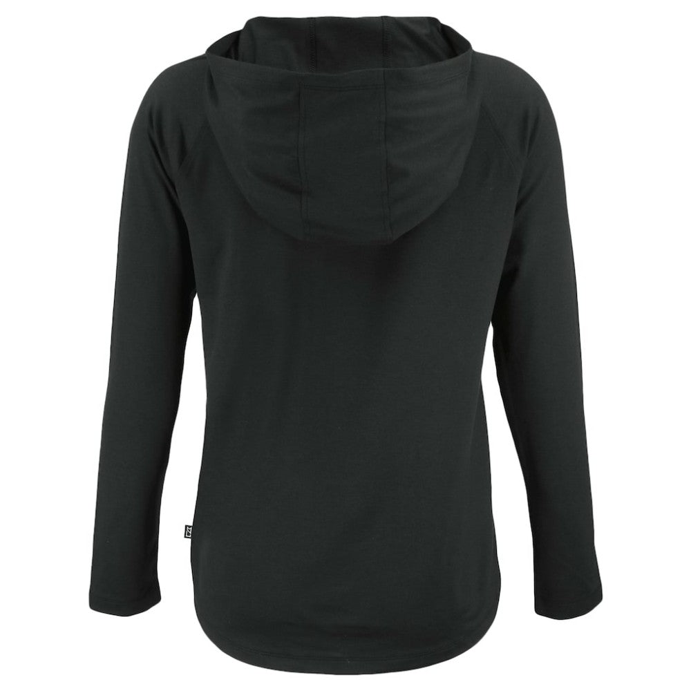 Baltimore Orioles Cutter & Buck Women's  Coastline Epic Comfort Eco Recycled Hoodie Raglan Long Sleeve T-Shirt | MLB On Sale