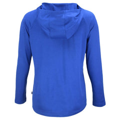Texas Rangers Cutter & Buck Women's Cooperstown Collection Coastline Epic Comfort Eco Recycled Hoodie Raglan Long Sleeve T-Shirt | MLB Outlet