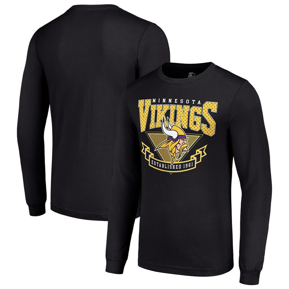 Minnesota Vikings  Starter '80s Inspired Team Logo Long Sleeve T-Shirt