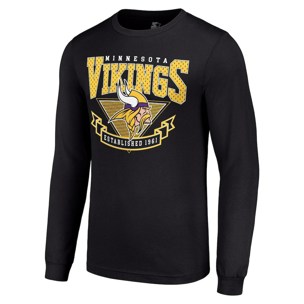 Minnesota Vikings  Starter '80s Inspired Team Logo Long Sleeve T-Shirt