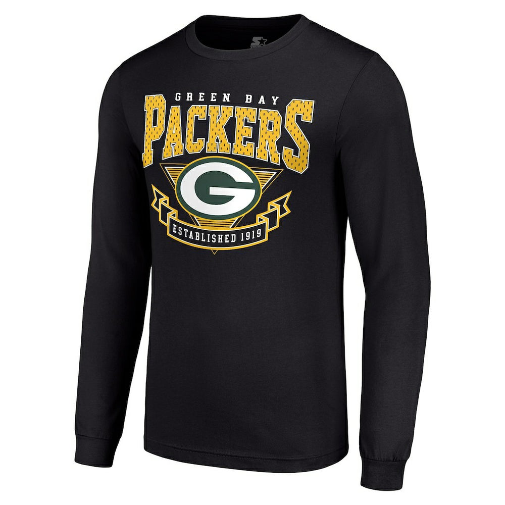 Green Bay Packers  Starter '80s Inspired Team Logo Long Sleeve T-Shirt