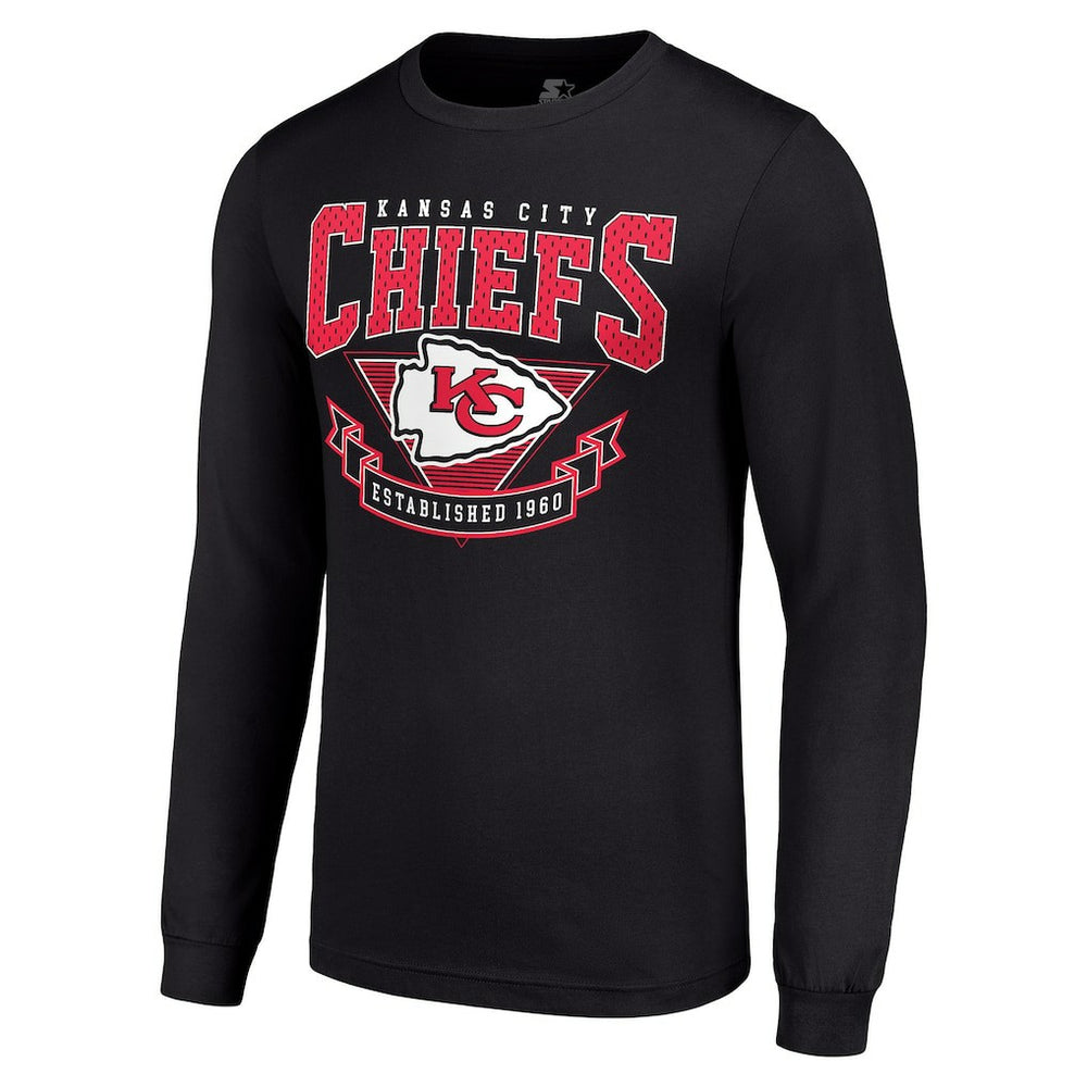 Kansas City Chiefs  Starter '80s Inspired Team Logo Long Sleeve T-Shirt