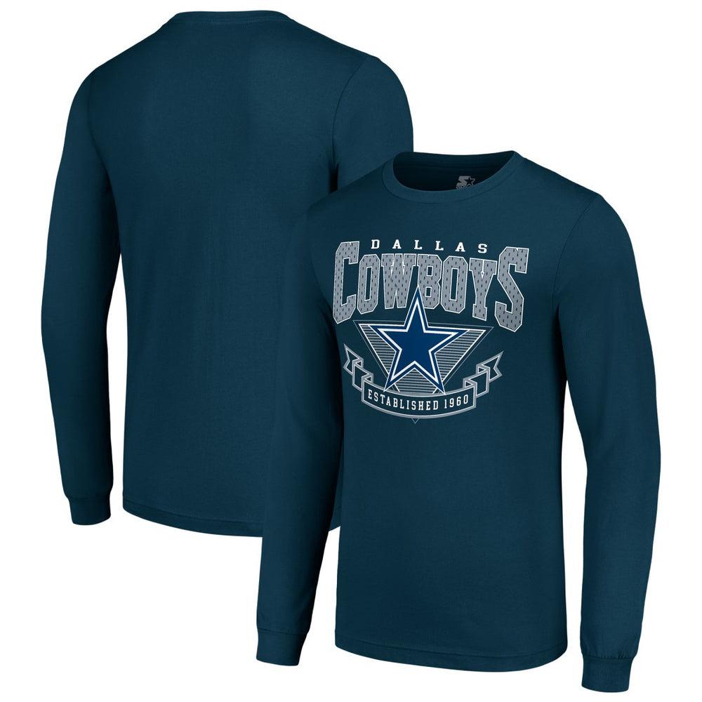 Dallas Cowboys  Starter '80s Inspired Team Logo Long Sleeve T-Shirt