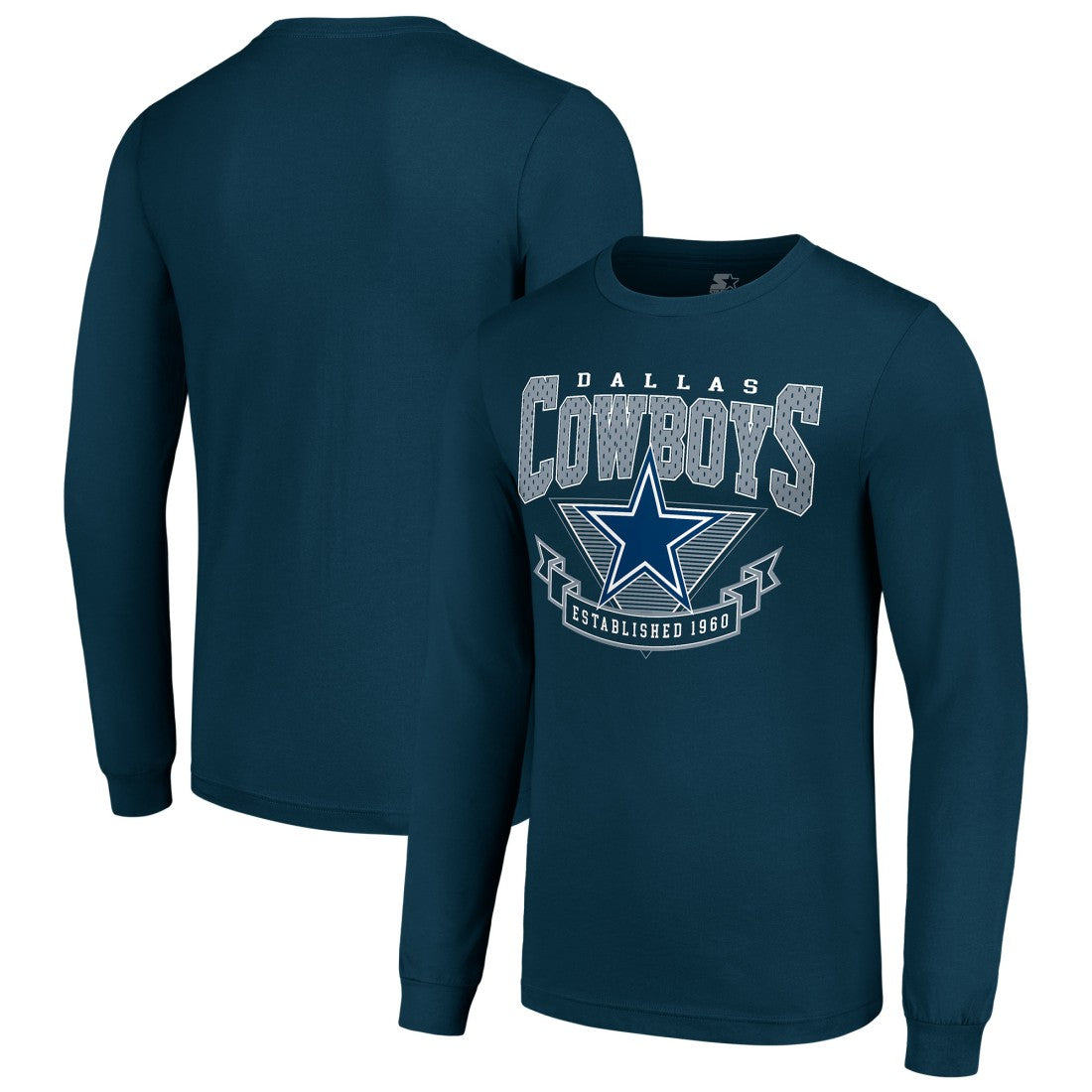 Dallas Cowboys  Starter '80s Inspired Team Logo Long Sleeve T-Shirt