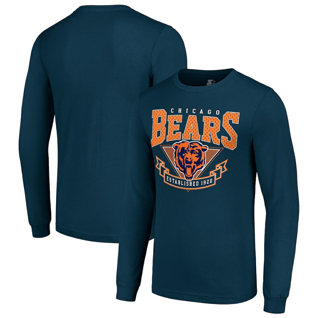 Chicago Bears  Starter '80s Inspired Team Logo Long Sleeve T-Shirt