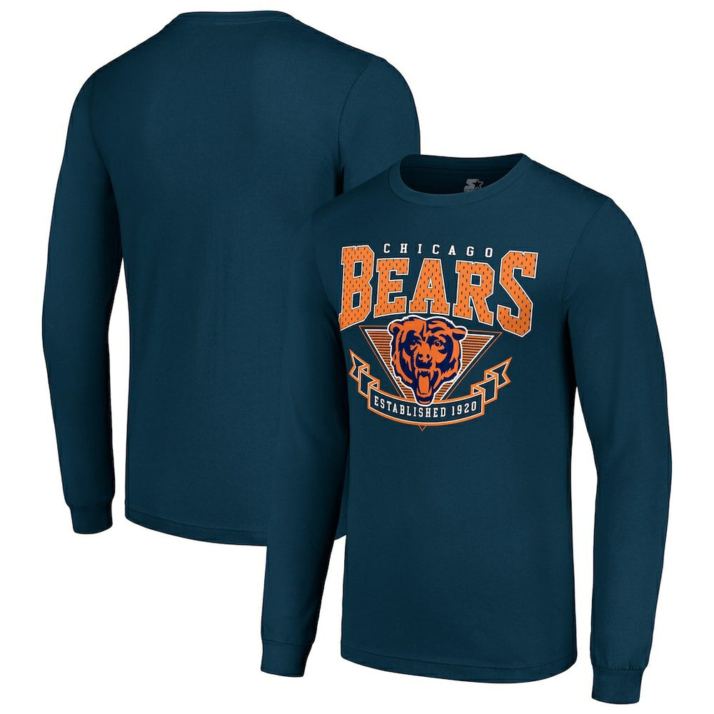 Chicago Bears  Starter '80s Inspired Team Logo Long Sleeve T-Shirt