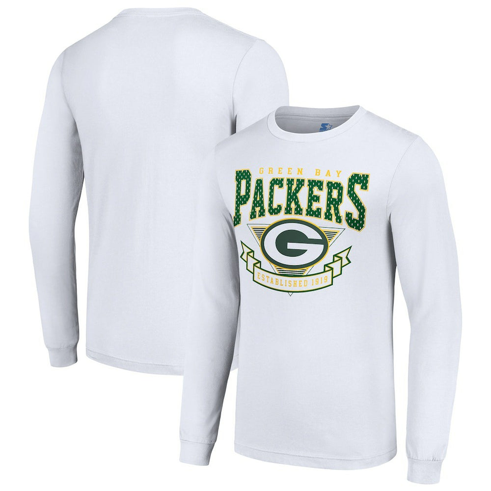 Green Bay Packers  Starter '80s Inspired Team Logo Long Sleeve T-Shirt