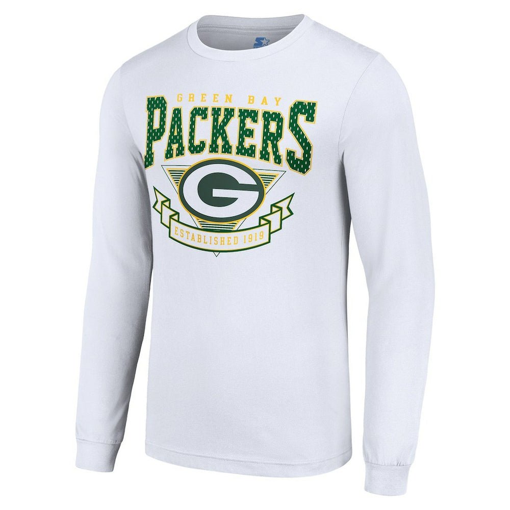 Green Bay Packers  Starter '80s Inspired Team Logo Long Sleeve T-Shirt