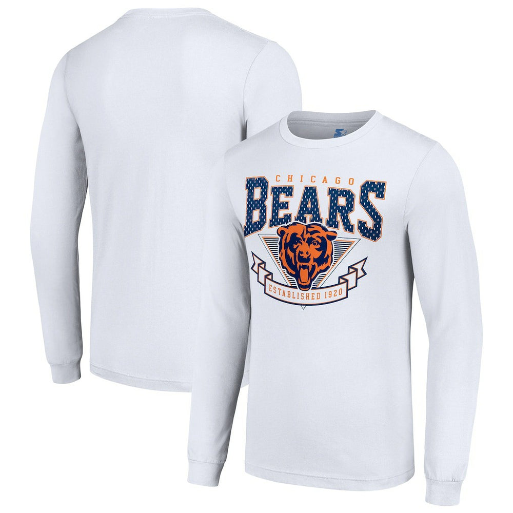Chicago Bears  Starter '80s Inspired Team Logo Long Sleeve T-Shirt