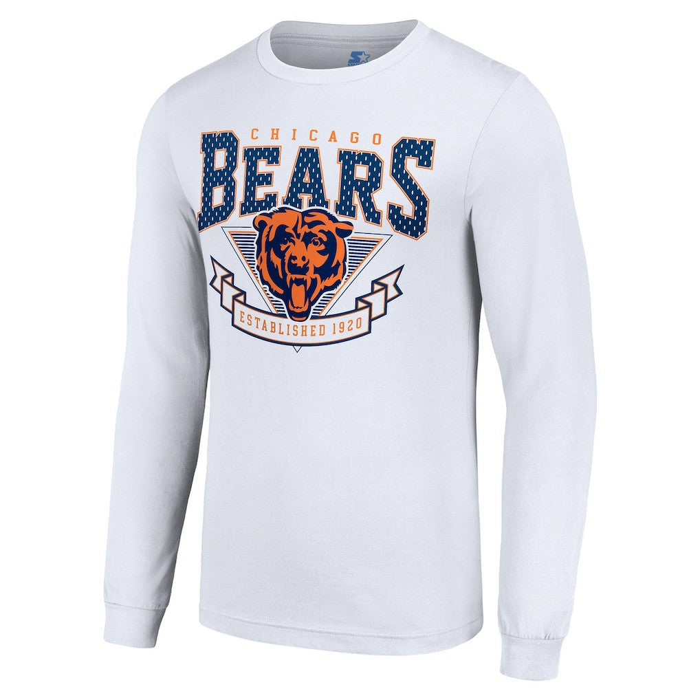 Chicago Bears  Starter '80s Inspired Team Logo Long Sleeve T-Shirt