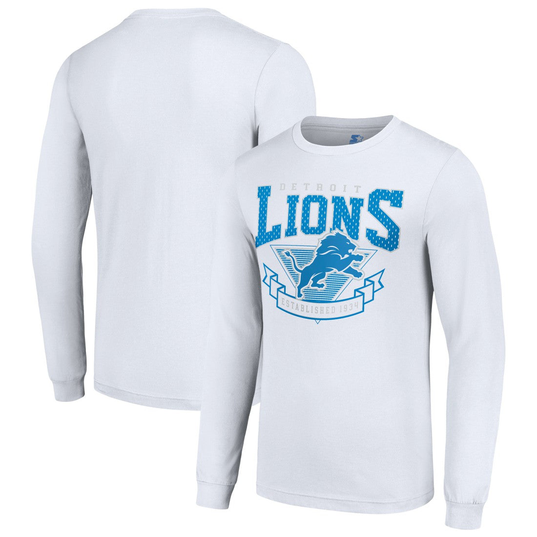 Detroit Lions  Starter '80s Inspired Team Logo Long Sleeve T-Shirt