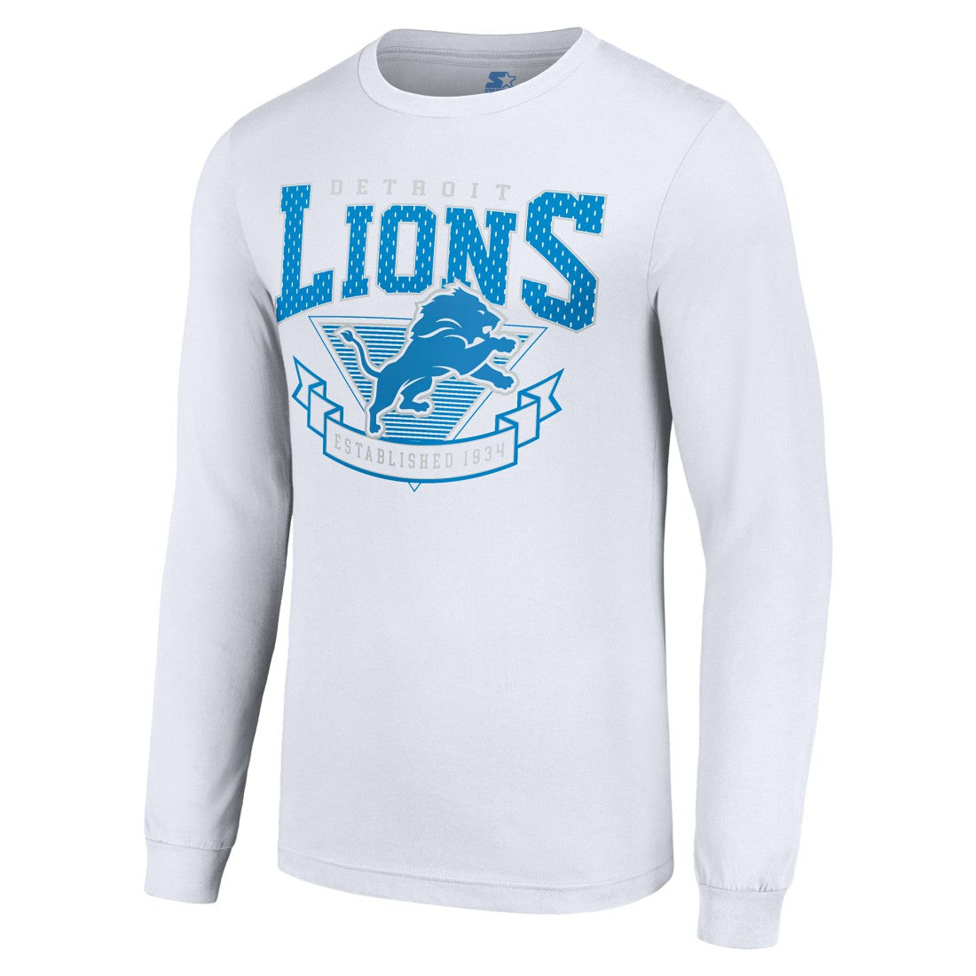 Detroit Lions  Starter '80s Inspired Team Logo Long Sleeve T-Shirt