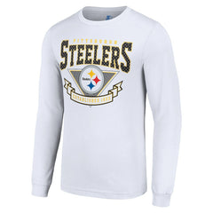 Pittsburgh Steelers  Starter '80s Inspired Team Logo Long Sleeve T-Shirt