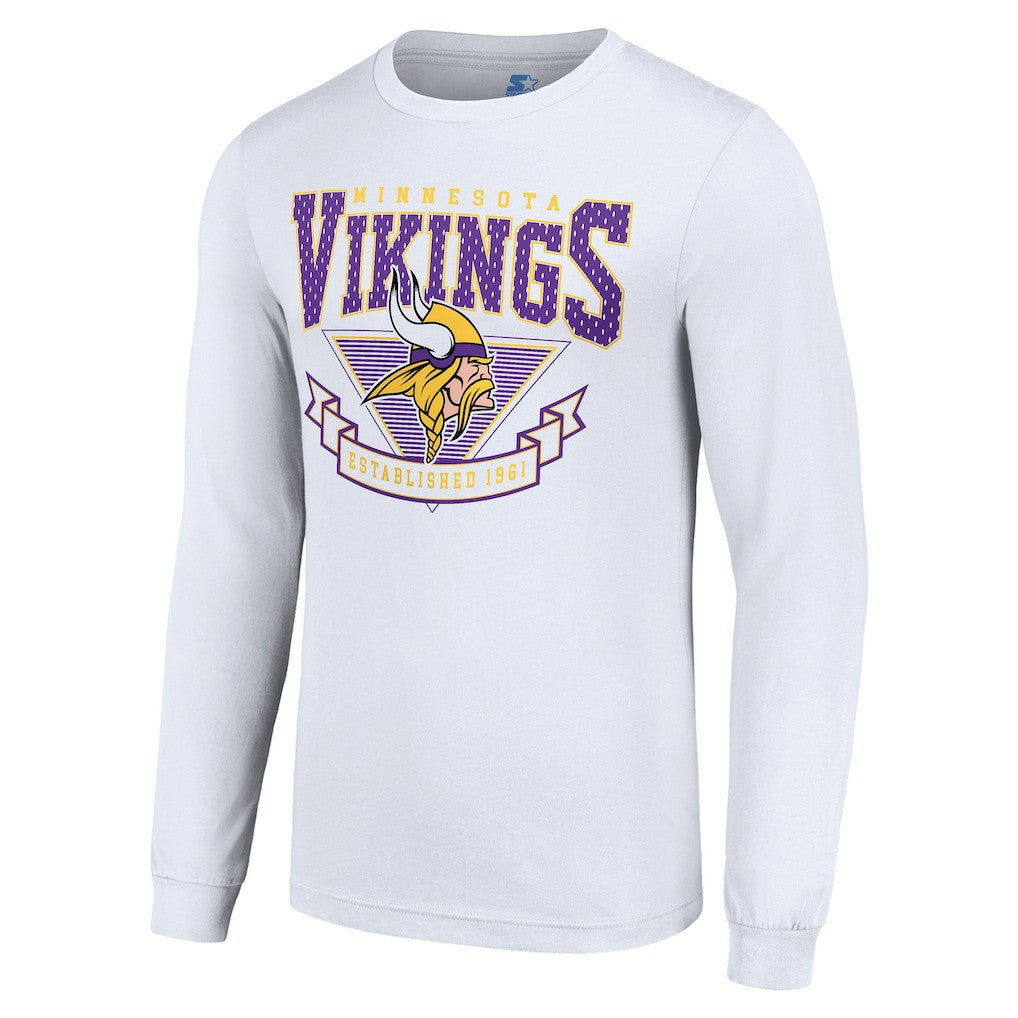 Minnesota Vikings  Starter '80s Inspired Team Logo Long Sleeve T-Shirt
