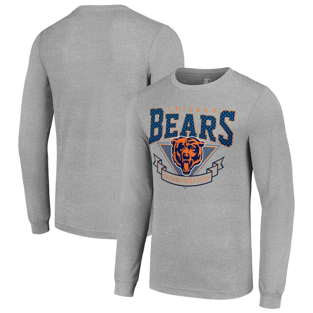 Chicago Bears  Starter '80s Inspired Team Logo Long Sleeve T-Shirt