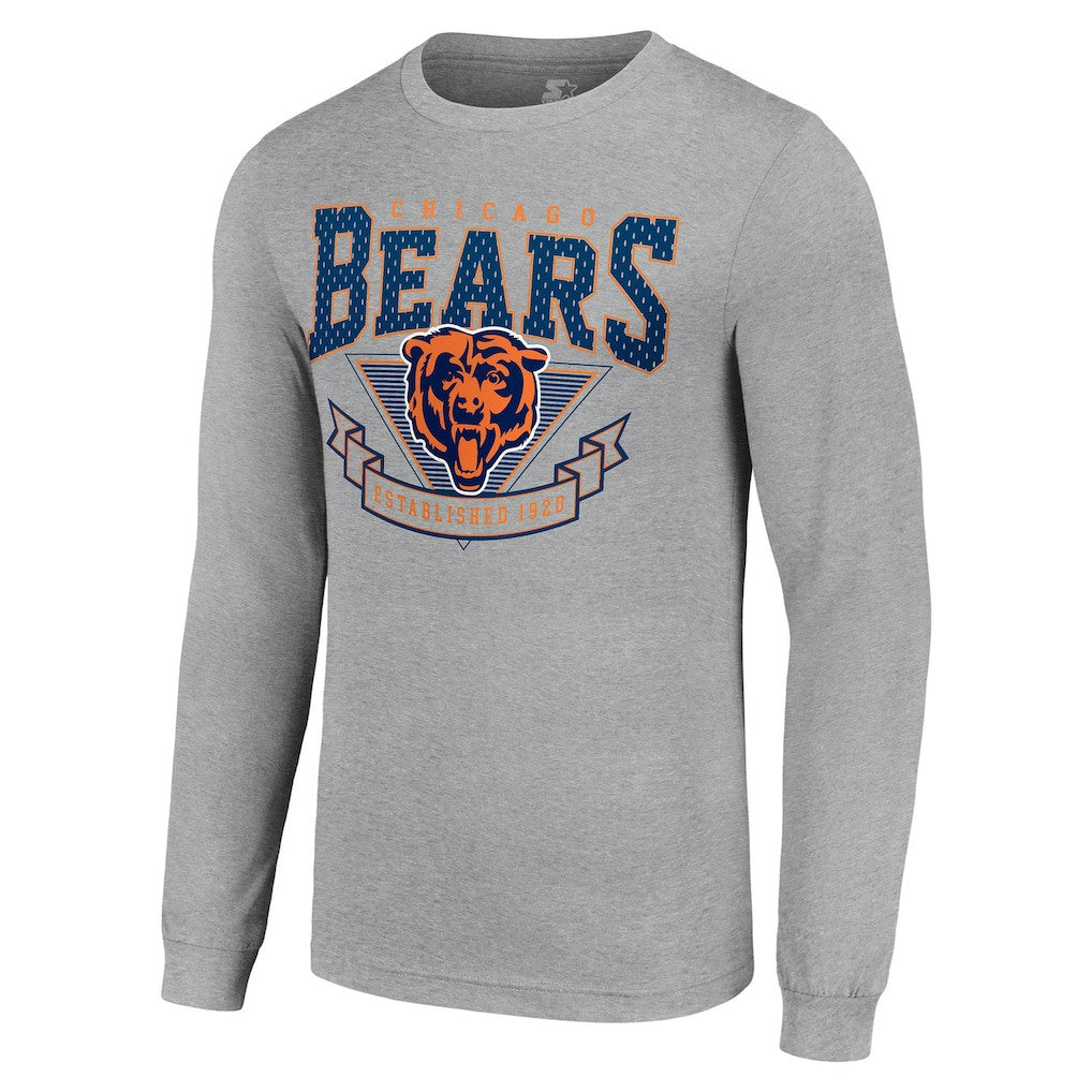 Chicago Bears  Starter '80s Inspired Team Logo Long Sleeve T-Shirt