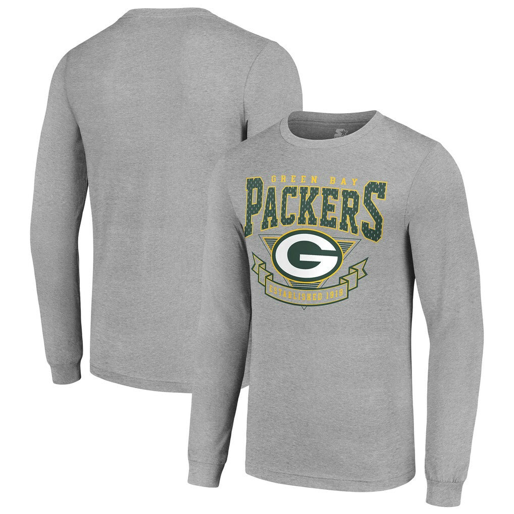 Green Bay Packers  Starter '80s Inspired Team Logo Long Sleeve T-Shirt