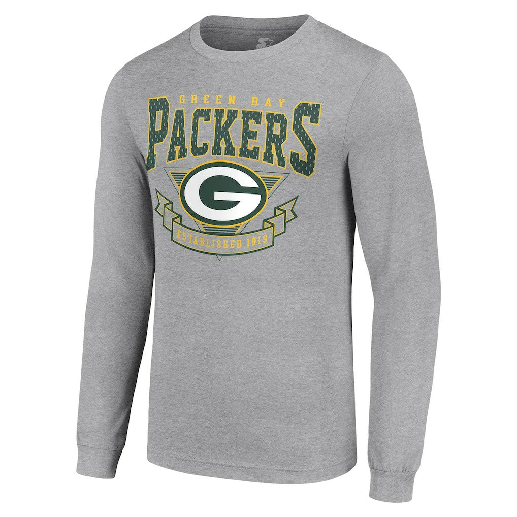 Green Bay Packers  Starter '80s Inspired Team Logo Long Sleeve T-Shirt