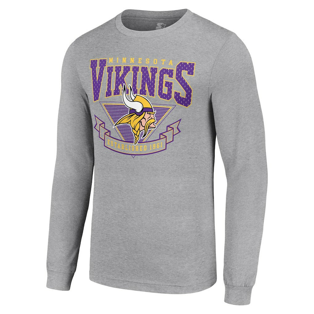 Minnesota Vikings  Starter '80s Inspired Team Logo Long Sleeve T-Shirt