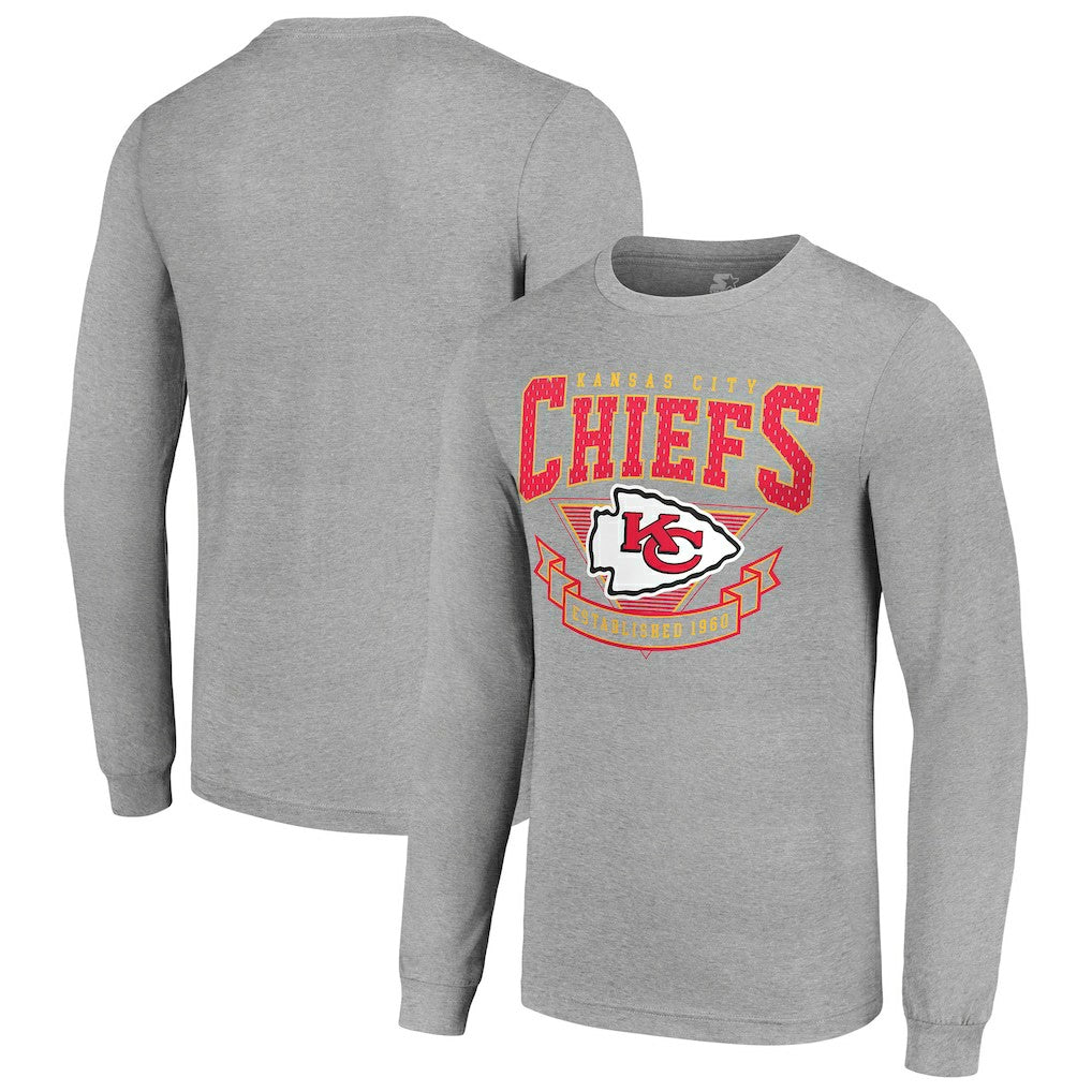 Kansas City Chiefs  Starter '80s Inspired Team Logo Long Sleeve T-Shirt