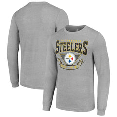 Pittsburgh Steelers  Starter '80s Inspired Team Logo Long Sleeve T-Shirt
