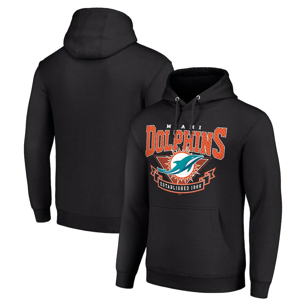 Miami Dolphins  Starter ‘80s Inspired Pullover Hoodie