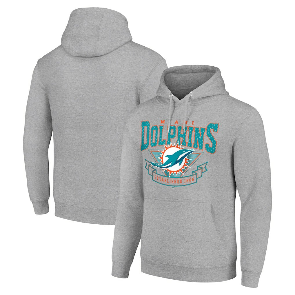 Miami Dolphins  Starter ‘80s Inspired Pullover Hoodie