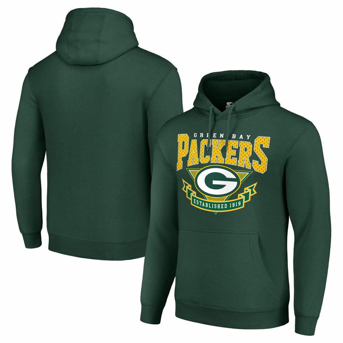 Green Bay Packers  Starter ‘80s Inspired Pullover Hoodie