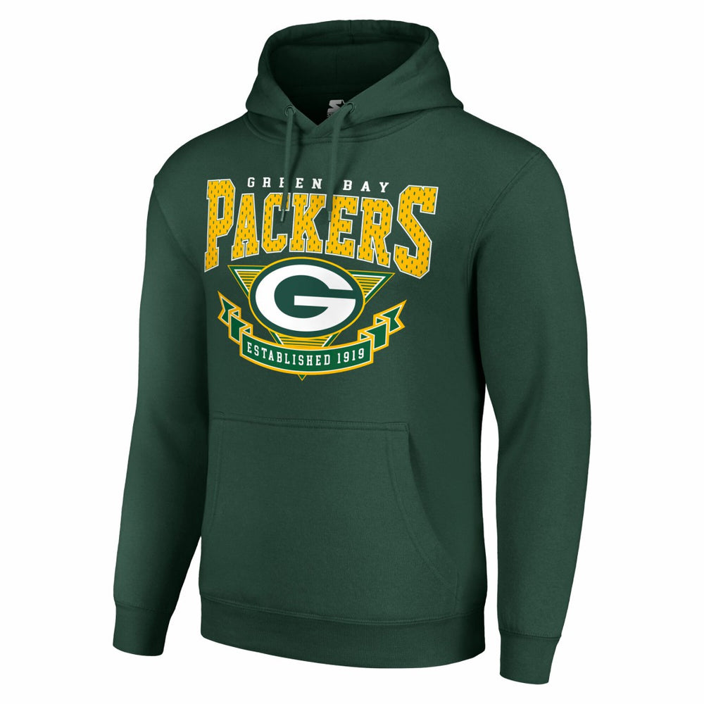 Green Bay Packers  Starter ‘80s Inspired Pullover Hoodie
