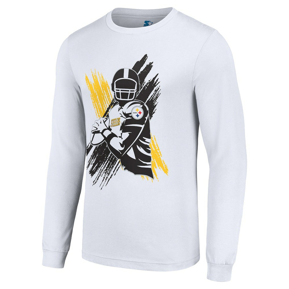 Pittsburgh Steelers  Starter Player X Logo Graphic Long Sleeve T-Shirt