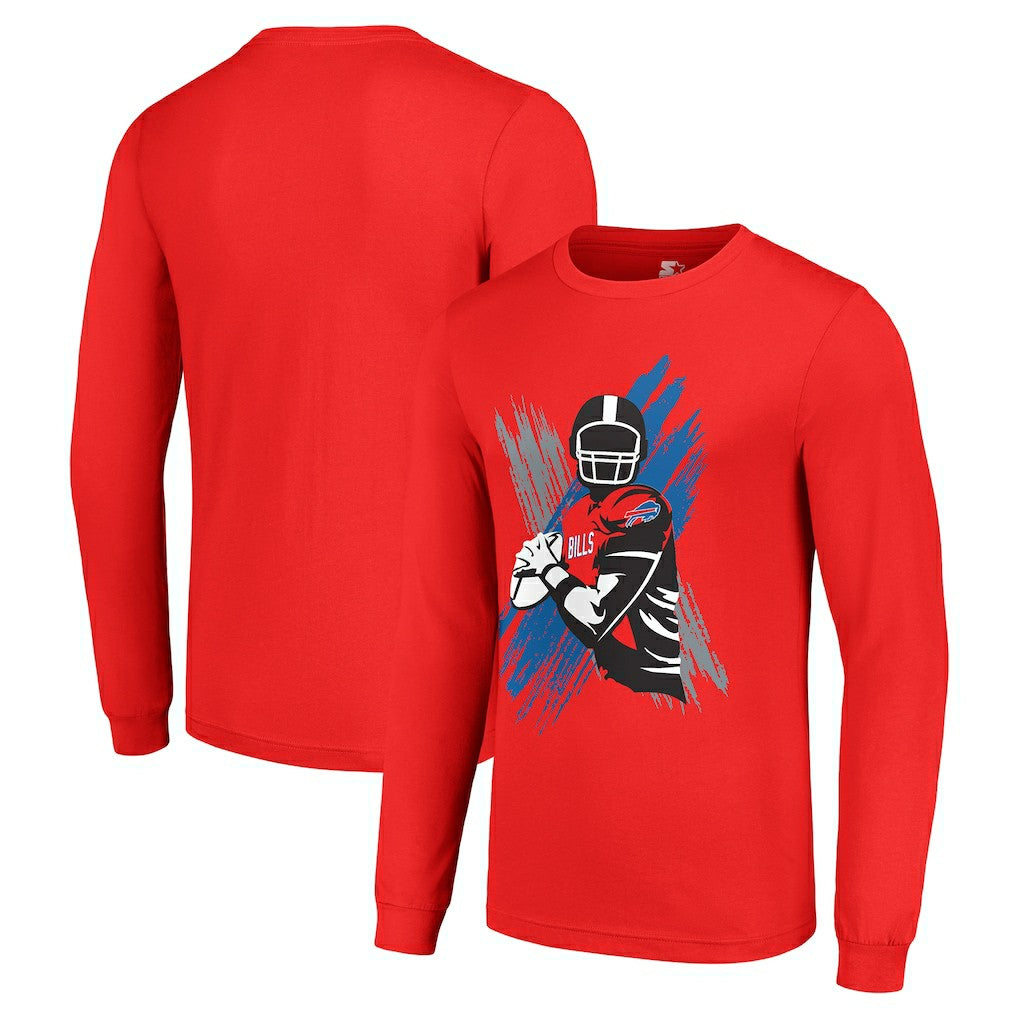 Buffalo Bills  Starter Player X Logo Graphic Long Sleeve T-Shirt