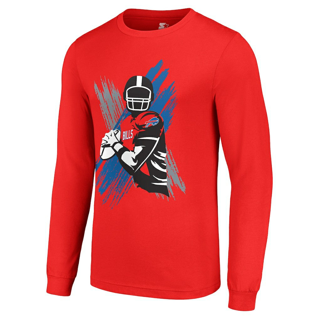 Buffalo Bills  Starter Player X Logo Graphic Long Sleeve T-Shirt