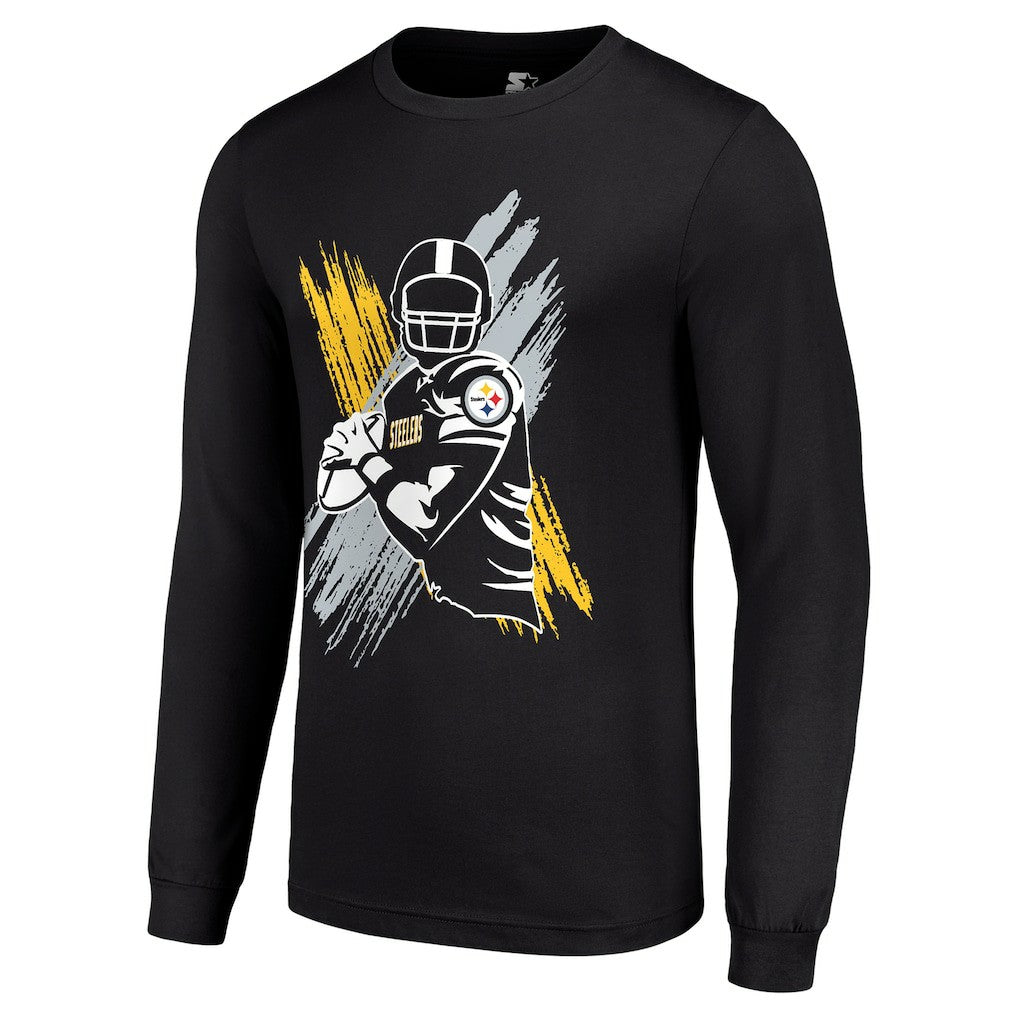Pittsburgh Steelers  Starter Player X Logo Graphic Long Sleeve T-Shirt