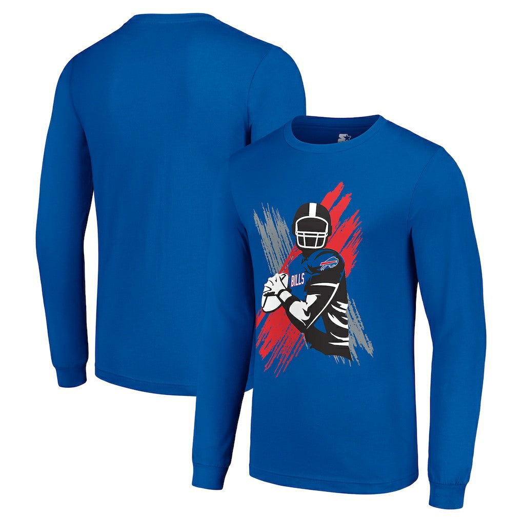 Buffalo Bills  Starter Player X Logo Graphic Long Sleeve T-Shirt