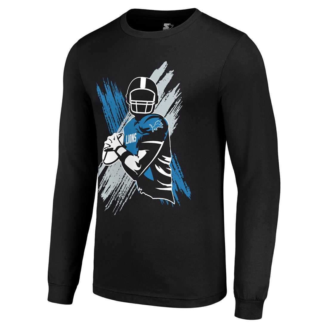 Detroit Lions  Starter Player X Logo Graphic Long Sleeve T-Shirt