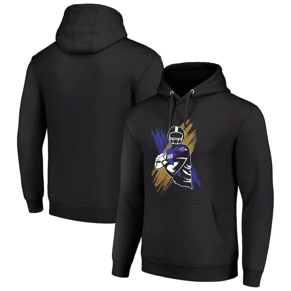 Baltimore Ravens  Starter Player X Fleece Pullover Hoodie
