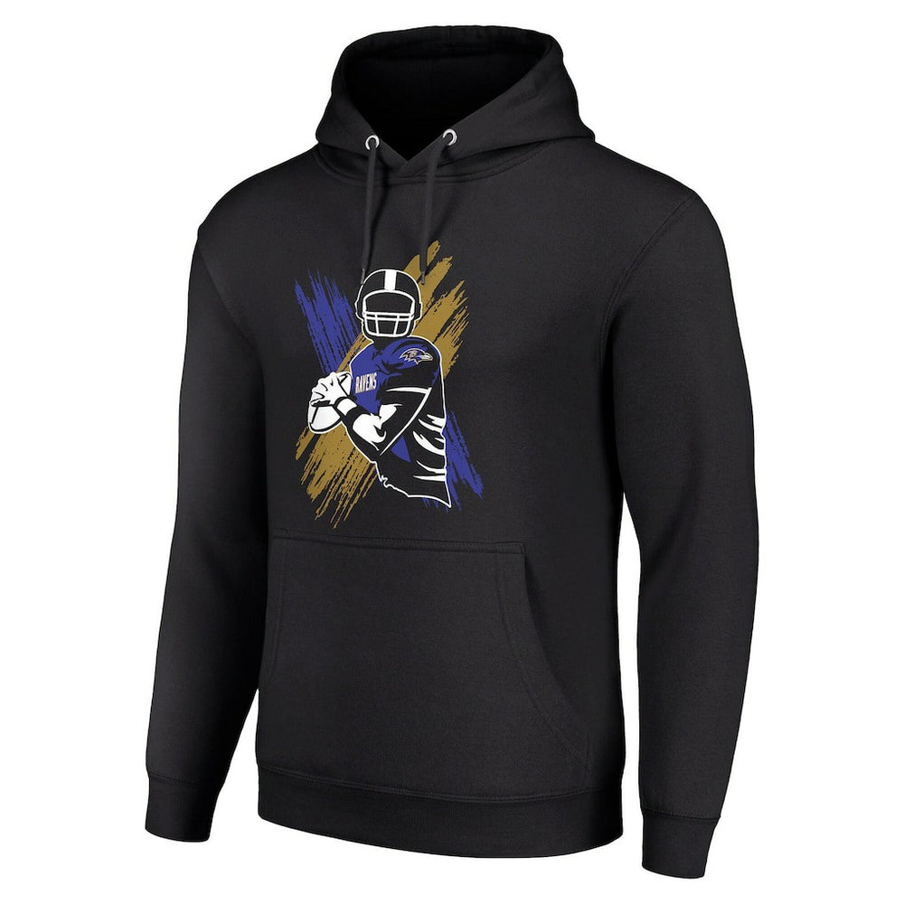 Baltimore Ravens  Starter Player X Fleece Pullover Hoodie