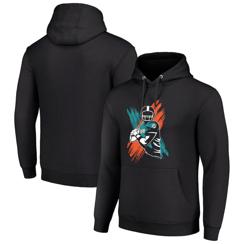 Miami Dolphins  Starter Player X Fleece Pullover Hoodie