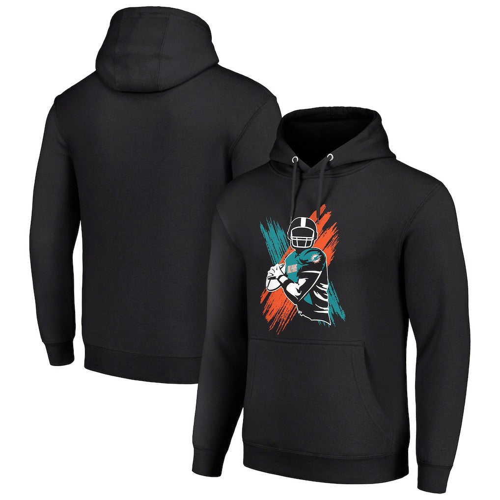 Miami Dolphins  Starter Player X Fleece Pullover Hoodie
