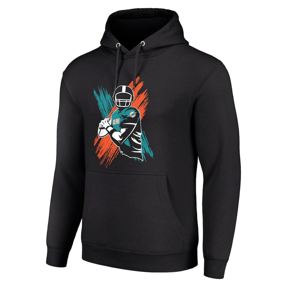 Miami Dolphins  Starter Player X Fleece Pullover Hoodie
