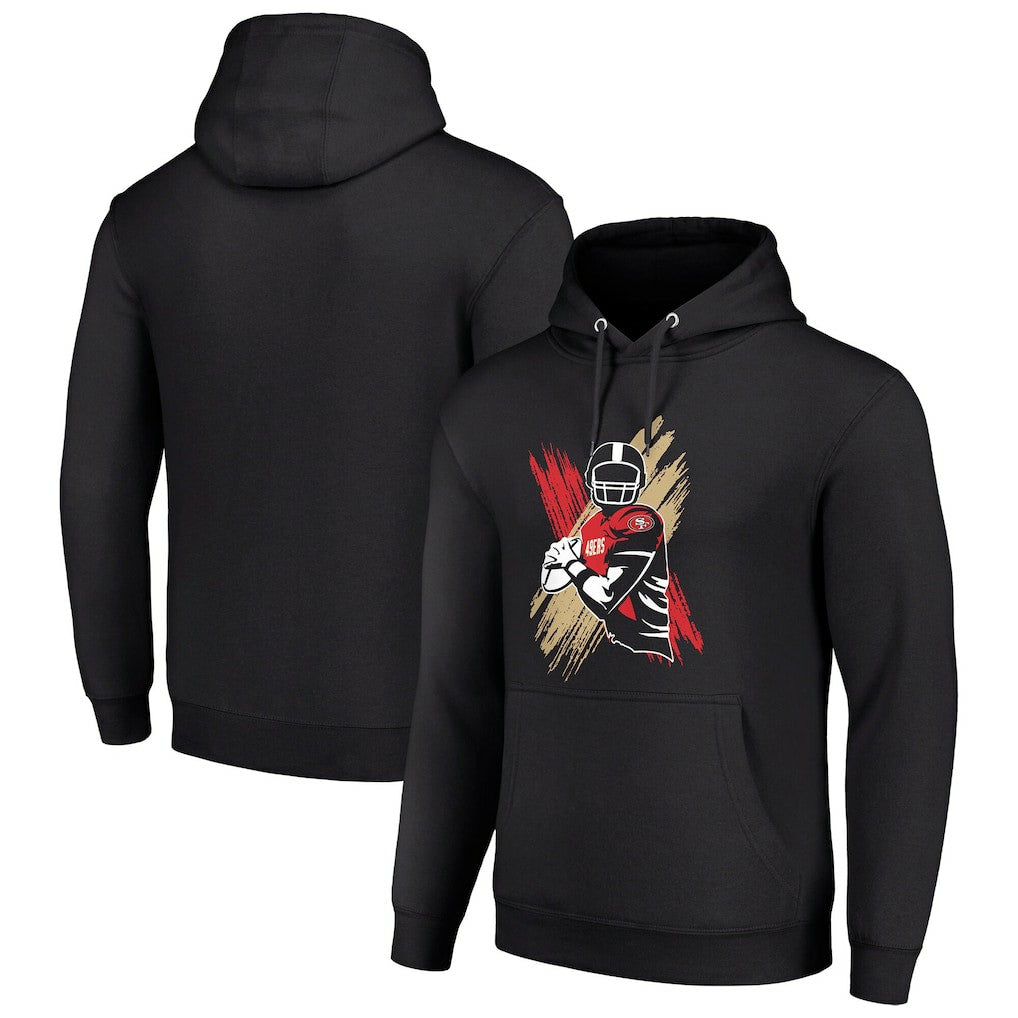 San Francisco 49ers  Starter Player X Fleece Pullover Hoodie