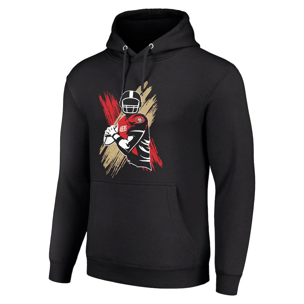 San Francisco 49ers  Starter Player X Fleece Pullover Hoodie