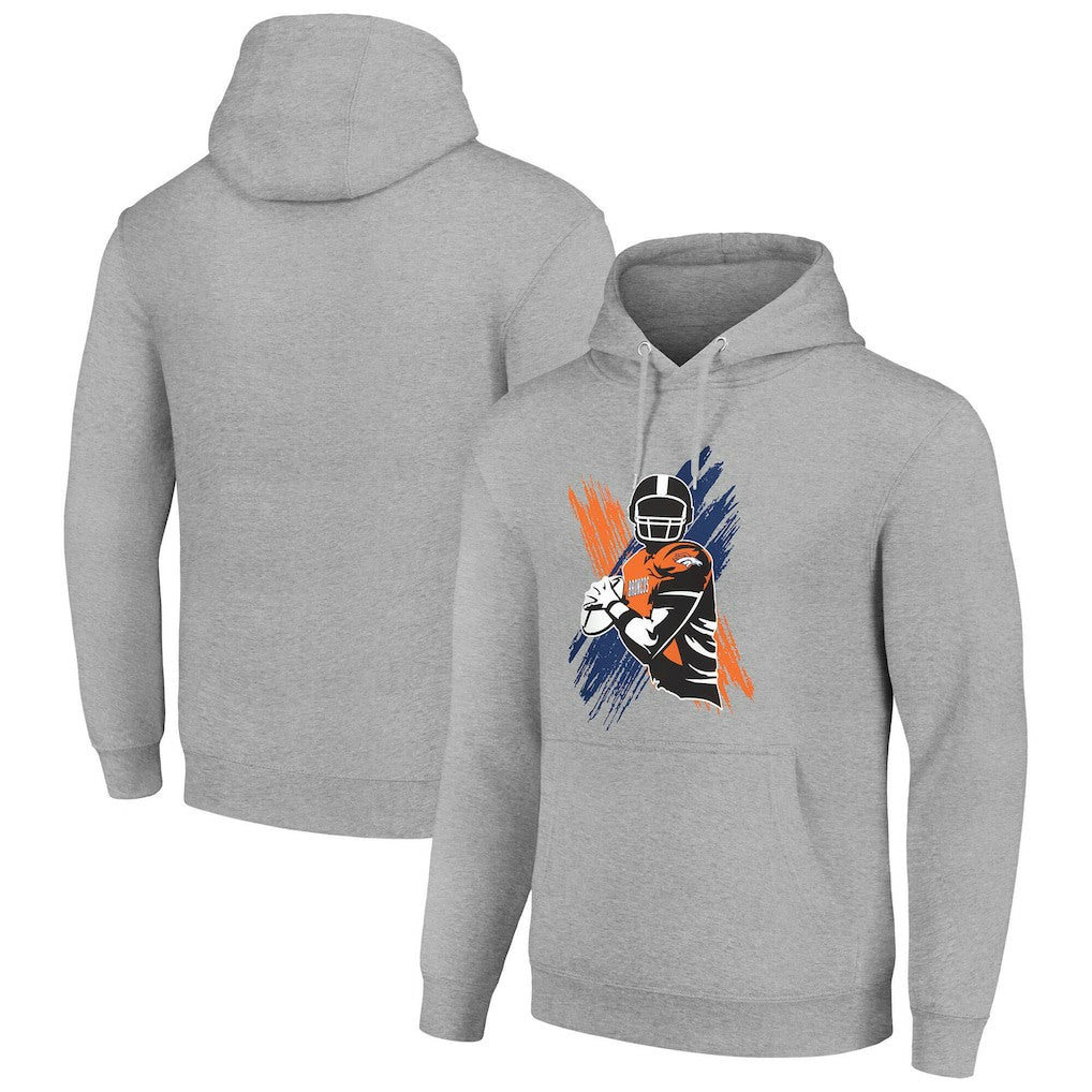 Denver Broncos  Starter Player X Fleece Pullover Hoodie