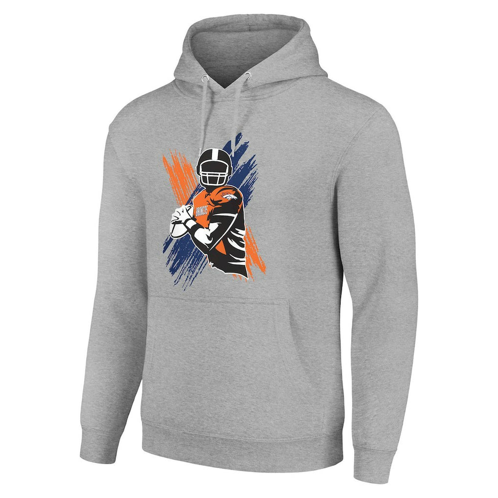 Denver Broncos  Starter Player X Fleece Pullover Hoodie