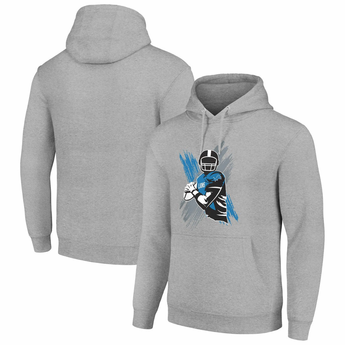 Detroit Lions  Starter Player X Fleece Pullover Hoodie